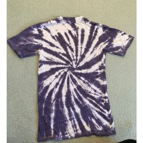 Pink Floyd Top Small Tie Dye Filmore Pyramid Retro T-Shirt Hippie 70s Rock Band - Picture 8 of 12